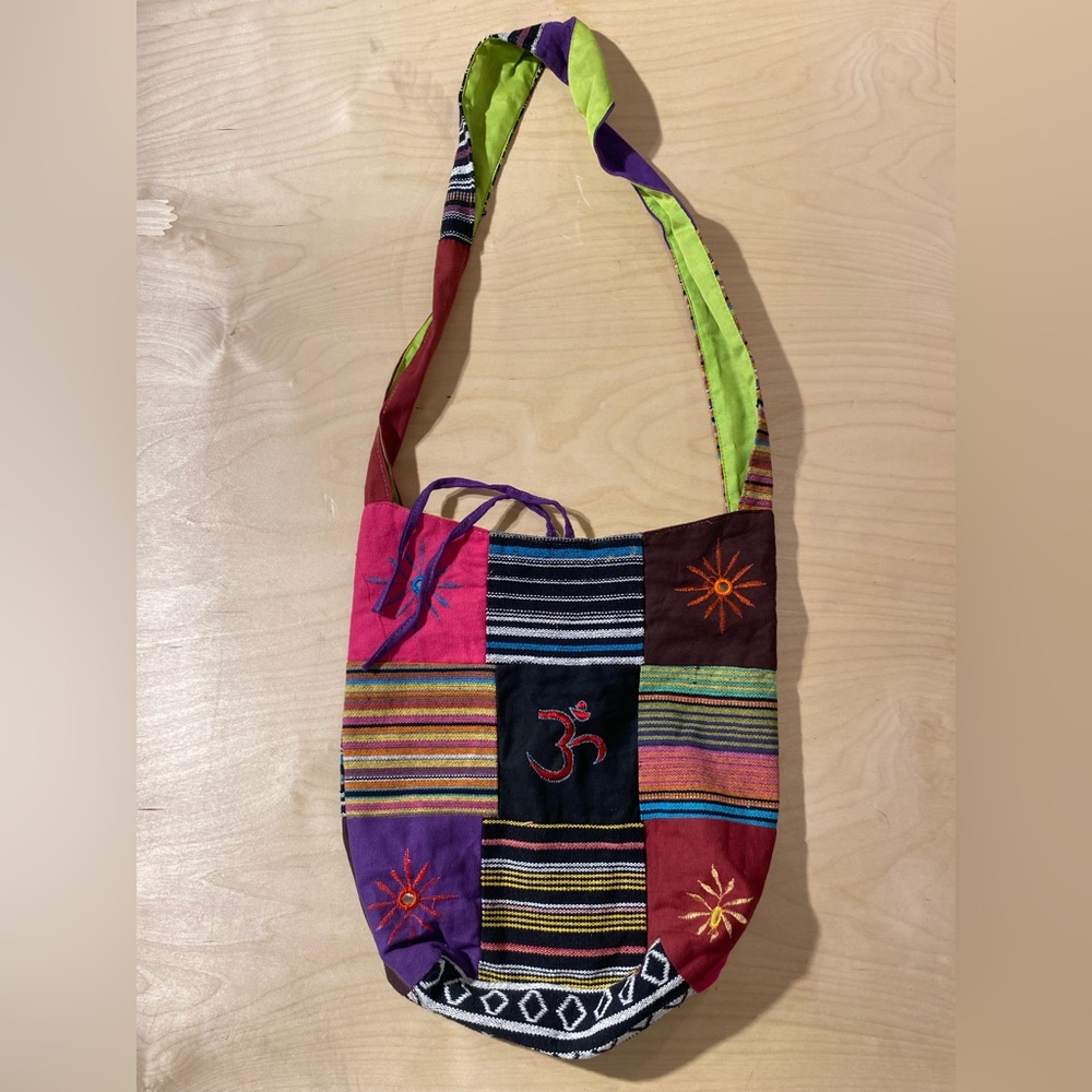 Multicolor Patchwork Shoulder Bag (Ms) - image 1